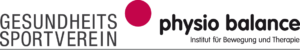 Logo Gesundheitssportverein in der physio balance Berlin